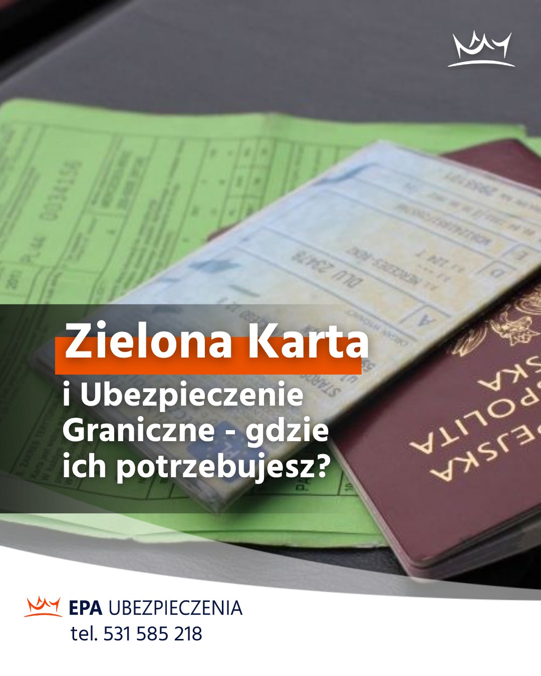 Ubezpieczenia komunikacyjne Zielona Karta Pabianice - wyjazdy zagraniczne EPA
